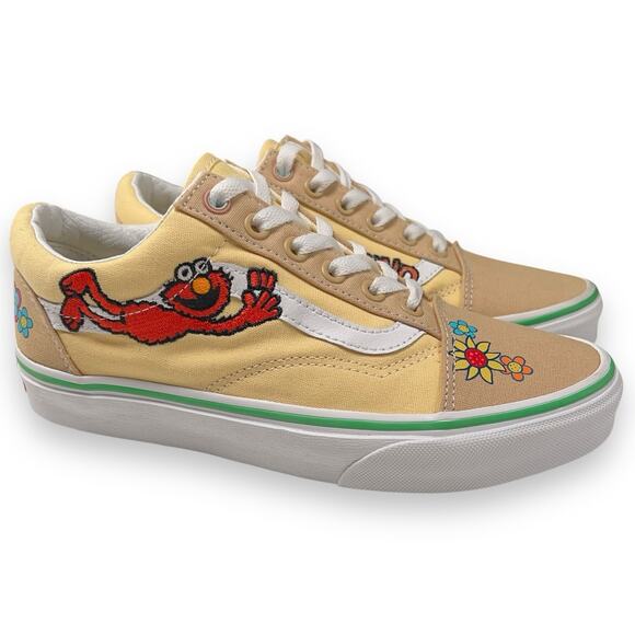 NEW VANS X SESAME STREET OLD SKOOL 'ELMO' WOMENS SIZE 6.5 SHOES LIMITED EDITION! - Picture 3 of 11